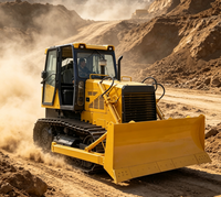 Bulldozer sur chenilles compact haute performance SD10 de 10 tonnes, machine hydraulique pour le déplacement de terre et le nivellement de chantier