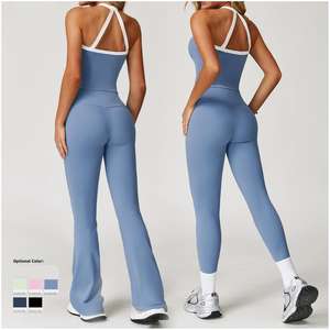 Bella base Athleisure palestra vestiti elasticizzati basket Yoga Set per le ragazze a buon mercato all'ingrosso abiti da lavoro amichevole - Product Image 3