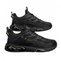 Chaussures de sport respirantes en mesh pour hommes, antidérapantes, résistantes à l'usure, à semelle épaisse, ultra-légères, décontractées
