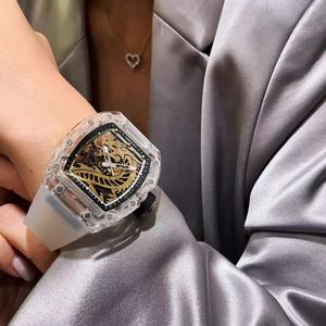 CRONUSART kendi marka 44mm safir cam mekanik İzle OEM ODM görünür hareketi Hollow geri toplanabilir - Product Image 2