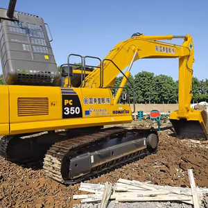 Excavadora de equipo de movimiento de tierras de 35 toneladas Komatsu PC350 de Japón usada de alta calidad a la venta - Product Image 3