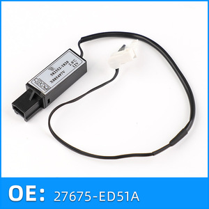 ขั้วต่อสวิตช์ควบคุมอุณหภูมิ27675-Ed51a สำหรับ tida Sylphy Livina Weijun สี่เหลี่ยมผืนผ้าพลาสติก ABS 8112140-C0100ติดตั้งง่าย - Product Image 4