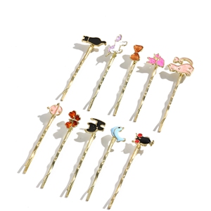 คลิปหนีบผมยูนิคอร์นการ์ตูนแบบอะนิเมะยาวเครื่องประดับผมสำหรับเด็ก - Product Image 4