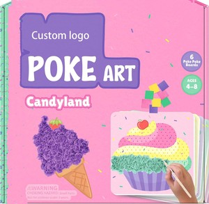 Thời thơ ấu DIY Craft Art Kit Poke trong vui vẻ nghệ thuật candyland hoa nhấn poking Kit cho thanh thiếu niên mới bắt đầu trẻ em - Product Image 6
