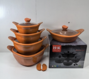 Utensilios de cocina para el hogar, 12 Uds., paneles de fundición a presión de aleación de aluminio de 20/24/28/32/28cm, juego de ollas de cocina antiadherentes, juegos de granito - Product Image 6