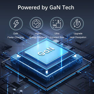 Estación de carga de escritorio de 6 puertos de 200W, 4xUSB C y 2xUSB a puertos GaN Fast Charger Hub para computadoras portátiles, teléfonos, IPads simultáneamente - Product Image 5