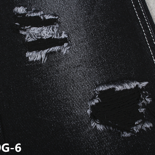 14 унций рулон переработанного хлопка, черная джинсовая ткань