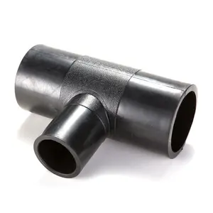 SDR11 HDPE PIPE HDPE-Übergangs armaturen Butt Fusion Fitting HDPE für Control Flow Water