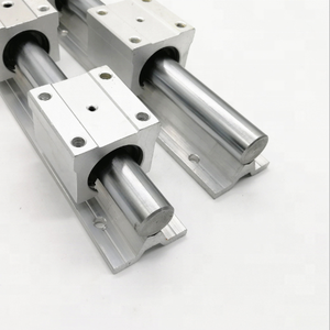 รางเลื่อนแบบเส้นตรง SBR20 SBR20UU ขนาดเส้นผ่านศูนย์กลาง 20 มม. สำหรับงาน CNC ทำจากอะลูมิเนียม พร้อมบล็อกลูกปืน - Product Image 1