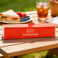 Caja Plegable Biodegradable y Ecológica para Hot Dogs, Impresión Personalizada al por Mayor, Fabricante de Envases de Alimentos Desechables Resistentes a la Grasa
