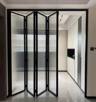 Fenêtre pliante étanche JUNYAO pour maison de piscine, 5+20A+5, Low-E, insonorisée, à rupture de pont thermique, NFRC AS2047 CE OEM pour villas et complexes hôteliers