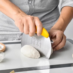 Ustensiles de cuisine commerciaux en acier inoxydable lave-vaisselle pâtisserie grattoir banc grattoir manuel <span class=keywords><strong>pain</strong></span> coupe-pâte diviseur pour cuisine - Product Image 3