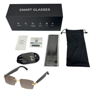 Nouvelles Lunettes Intelligentes Sans Monture 2025 Style Affaires d'Élite Appel Audio Sans Fil Traduction Vocale Lunettes de Soleil IA - Product Image 6