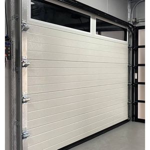 Porte de <span class=keywords><strong>garage</strong></span> moderne de style américain Prima, blanche, motorisée, pour applications résidentielles et d'entrepôt - Product Image 2