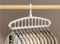 Spritzgegossener Kunststoff-Kleiderständer, Multifunktionaler Rotierender Kleiderbügel für Haushalt und Garderobe