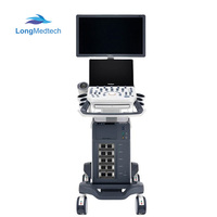 Ecógrafo a Color Sonoscape P25 4D con Carro, Monitor LED a Color de Alta Resolución de 21.5 Pulgadas, Imágenes de Elastografía por Compresión