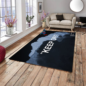 <span class=keywords><strong>Tapis</strong></span> populaire avec citation « <span class=keywords><strong>KEEP</strong></span> <span class=keywords><strong>OFF</strong></span> », décoration intérieure Hypebeast, <span class=keywords><strong>tapis</strong></span> de sol, <span class=keywords><strong>tapis</strong></span> de salle de bain, <span class=keywords><strong>tapis</strong></span> durables noirs pour le salon - Product Image 2