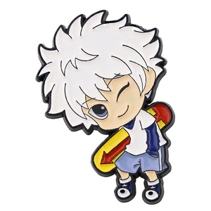 16 Stili di Spille di Moda, Hunter GON FREECSS, Killua Zoldyck, Hisoka, Spille in Metallo Fai-da-Te, Badge in Lega, Spilla Anime - Product Image 3