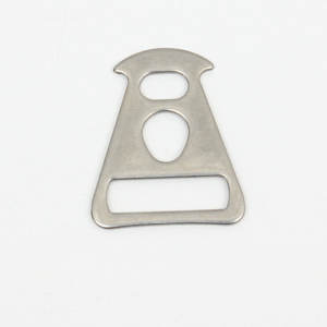 Hebilla de cuerda de acero inoxidable para fijación de lona de tienda de campaña, accesorios para acampar al aire libre, varios tamaños disponibles - Product Image 2