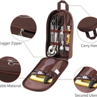 Usine Directe Portable Camping En Plein Air Ustensile De Cuisine Cosmétique Sac pour Cookouts et Voyage Spot En Gros