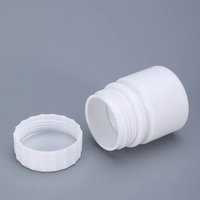 10ml mini boîte de rangement en plastique PE bouteilles en plastique médecine pilules conteneur Mini taille vide déchirer couvercle vitamine C bouteille