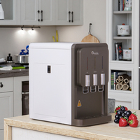 Mini distributeur d'eau de bureau avec système de purification UF chaud et froid, machine de traitement de l'eau à prix abordable