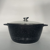 Lot de 10 casseroles en aluminium de haute qualité, écologiques, pour soupes et ragoûts – Batteries de cuisine premium et durables