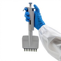 Machine portable de micro-pipettage avec embouts, filtre en verre Pyrex et support en plastique