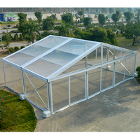 Tente de réception de mariage pour 400 personnes, Guangzhou, grande tente de réception de mariage climatisée pour 400 personnes, 20m x 40m, PVC double couche