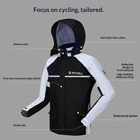 Ensemble imperméable deux pièces pour homme en nylon, pantalon et veste, réfléchissant, pour moto, cyclisme, livraison, équipement toutes saisons, résistant