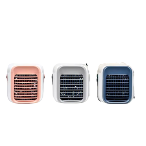 Hot Sale Rechargeable <b>Mini</b> Air <b>Cooler</b> Fan Portable Low Noise with Colorful LED Lights Touch Control Small Personal Climatiseur - Product Image 4