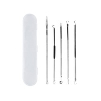 MEJ Beauty – ensemble cadeau, meilleur dissolvant de points noirs, outil d'extraction de comédons, Kit d'élimination de l'acné avec étui