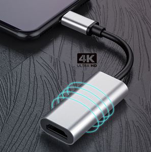 Adaptador convertidor de TV chapado en oro 4K 60Hz USB 3,1 tipo C a <span class=keywords><strong>HDMI</strong></span> HDTV <span class=keywords><strong>Cable</strong></span> tipo C a <span class=keywords><strong>HDMI</strong></span> 4K <span class=keywords><strong>OTG</strong></span> adaptador divisor para ordenador portátil - Product Image 2