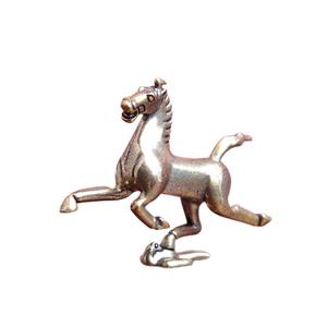 ตุ๊กตาม้าทองเหลืองตกแต่งเดสก์ท็อปของตกแต่งบ้านรูปม้านำโชคของตกแต่งสำนักงานรูปม้าสำริด - Product Image 5