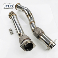 Premium SUS304 Edelstahl Spiegelpoliertes Auspuff-Downpipe Racing-Krümmer für BMW F97 X3M F98 X4M S58 3.0T 2019-2026