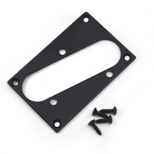 Pastilla de puente estilo TL con marco independiente de <span class=keywords><strong>metal</strong></span> 77x50mm, marco dividido, negro, dorado, plateado, para bajo eléctrico, bobina simple - Product Image 2