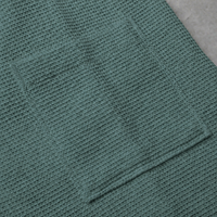 Peignoir doux en tissu gaufré pour hôtel et spa avec capuche, style enveloppant pour couple, service OEM pour toutes les saisons