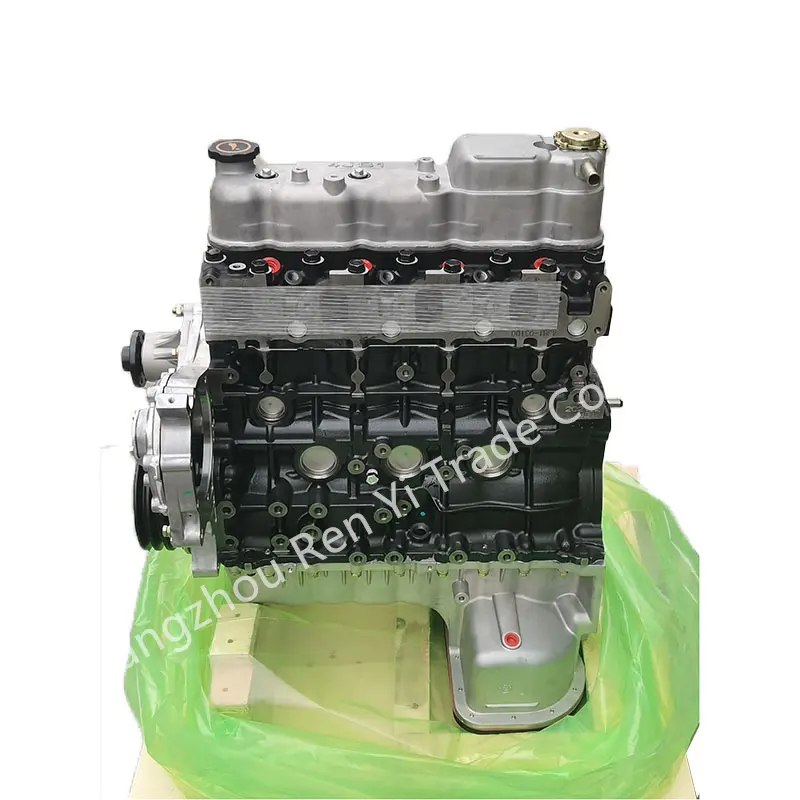 Good Quality TFR55 4JB1 4 cylinders long block motor for isuzu pickup truck Diesel engines car accessories