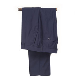 Pantaloni da Completo Blu Navy per Uomo di Alta Qualità, Produzione ODM, MOQ Un Pezzo - Product Image 1