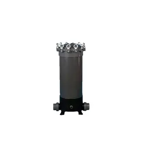 9DC4 9 코어 40 인치 다중 UPVC 플라스틱 정수기 필터 액체 가방 하우징 RO 물 처리 시스템