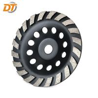 Disque à segments diamantés DT 7 pouces 20 segments turbo, alésage 5/8 pour le meulage du béton, support OEM personnalisé