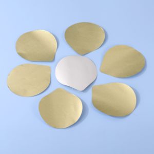 حشوة من رقائق الألومنيوم المطبوعة بالذهب للعلب المعدنية - Product Image 3