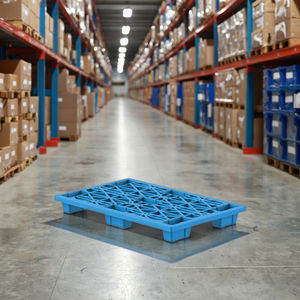 พาเลทพลาสติกโพลีเอทิลีนรีไซเคิลเป็นมิตรกับสิ่งแวดล้อมขนาด1150*740*120มม. พาเลทสำหรับอุตสาหกรรมหนัก - Product Image 3