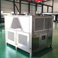 Machine de refroidissement d'eau industrielle de type boîte à refroidissement par air, compresseur Copeland Scroll haute efficacité, pompe à moteur de marque renommée