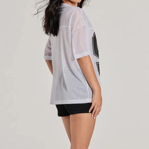 Maillots de basket-ball imprimés personnalisés au design de mode T-shirts gilets Patch de broderie de nom d'équipe personnalisé séchage rapide respirant unisexe - Product Image 4