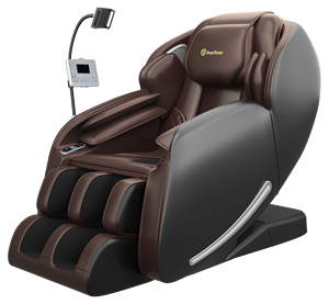 Silla Real Relax Favor-06 Marrón 2026 Zero Gravity SL-Track Shiatsu con Control por Aplicación, Bloqueo Infantil y Luz LED - Product Image 1