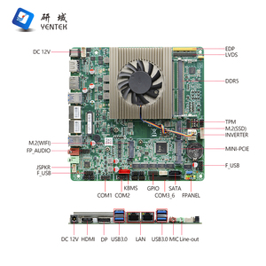 Placa Base Industrial Integrada Alder Lake de 12.ª Generación Core I5-1235U Mini-ITX DDR4/DDR5 SATA3.0 2 RJ45 LAN 6 RS232/RS485 COM - Product Image 3