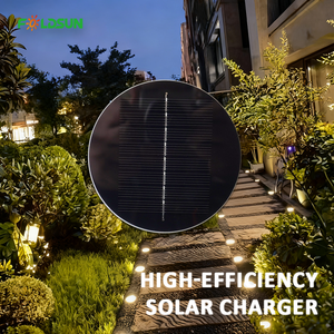 Круглые миниатюрные фотоэлектрические солнечные панели PERC с высокой эффективностью, диаметр 80 мм, 8-элементный монокристаллический модуль PET PV, 4В - Product Image 4