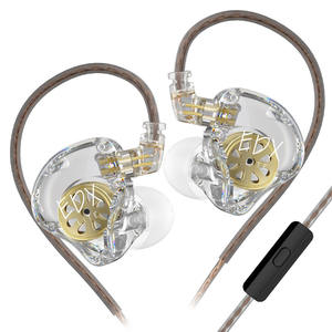 Audífonos Intraurales <span class=keywords><strong>de</strong></span> Aviación <span class=keywords><strong>KZ</strong></span>-EDX Lite Dinámicos HiFi con Bajos y Micrófono, Auriculares con Cable para Juegos - Product Image 4