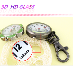 화이트 청동 의료 fob 간호사 시계 의사 석영 사용자 정의 키 체인 시계 - Product Image 5